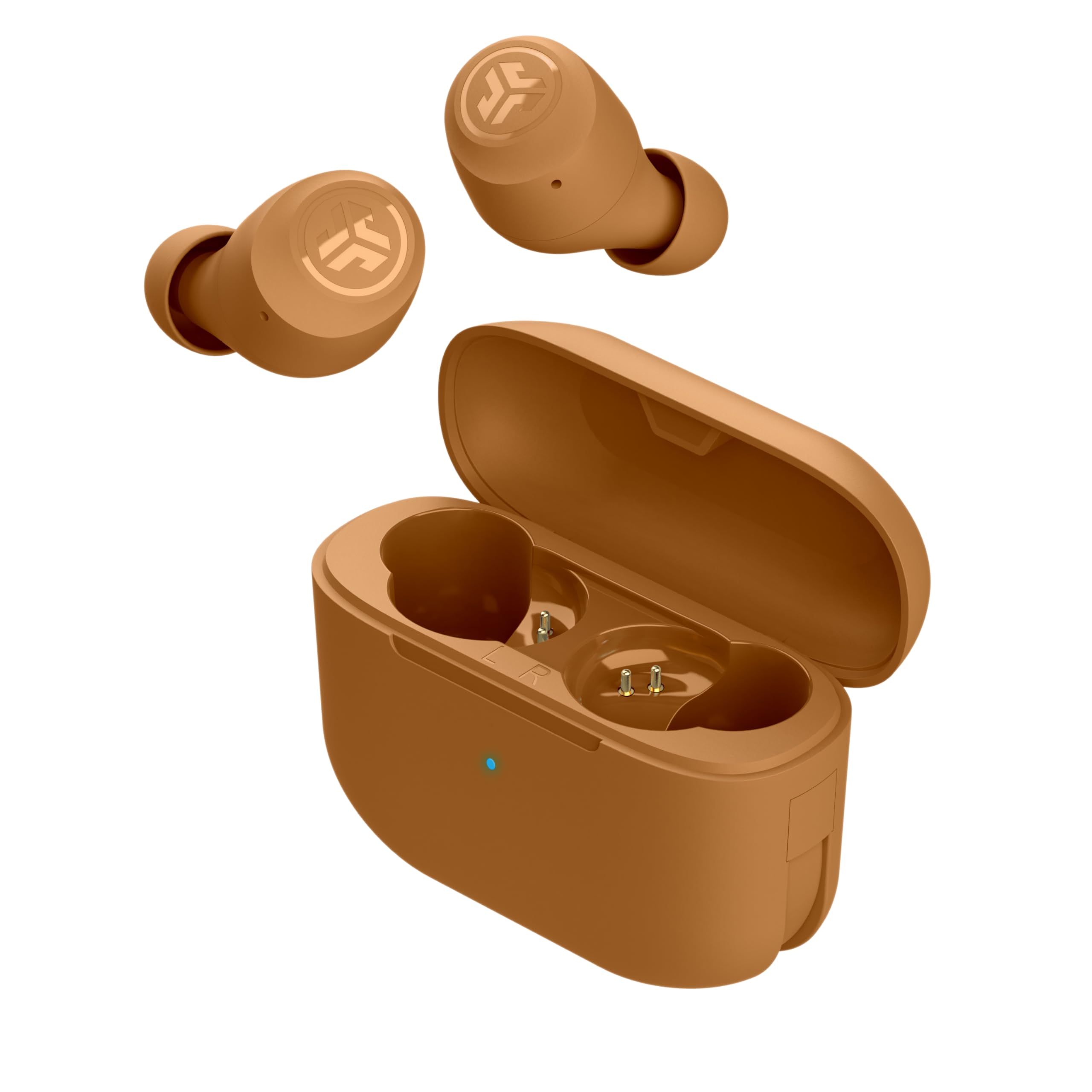 JLab Go Air Pop+ True Wireless Earbuds, in Ear Headphones, Bluetooth Earphones, 35H Playtime Ear Buds, Bluetooth Earbuds with Microphone, USB-C Charging Case, Dual Connect, EQ3 Sound, Black