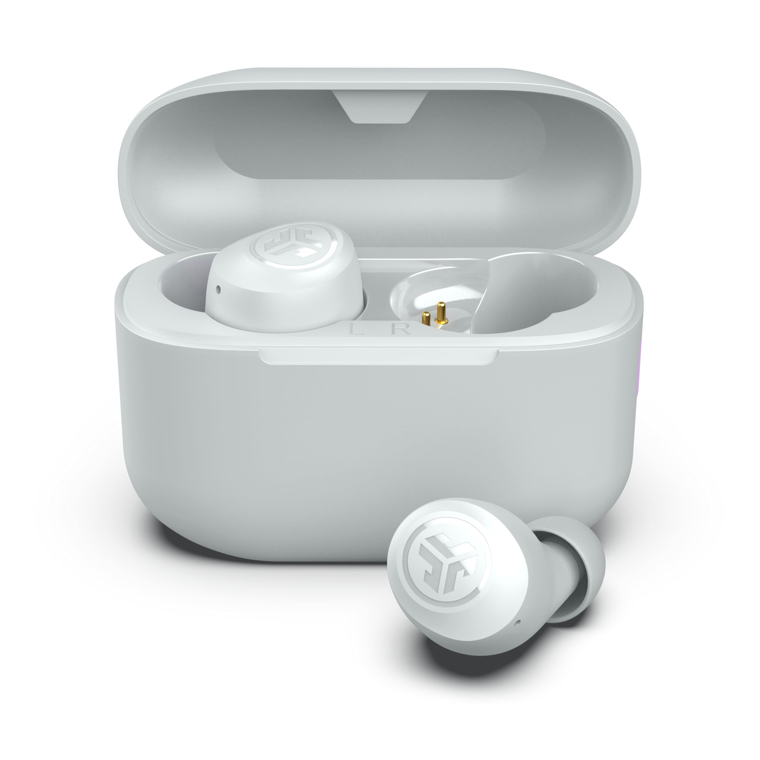 JLab Go Air Pop+ True Wireless Earbuds, in Ear Headphones, Bluetooth Earphones, 35H Playtime Ear Buds, Bluetooth Earbuds with Microphone, USB-C Charging Case, Dual Connect, EQ3 Sound, Black