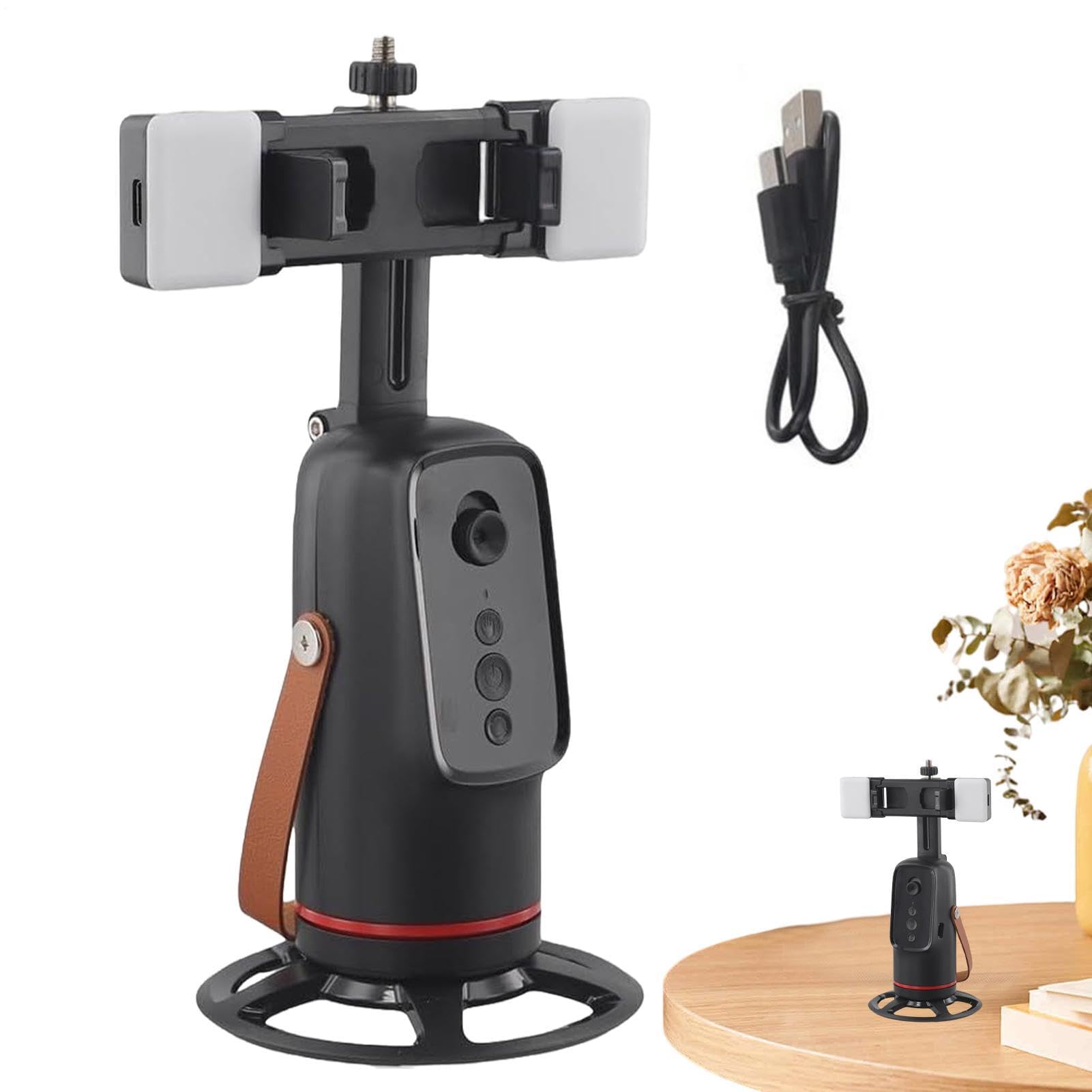 Selfie Stick Tripod – ABS Aluminum Alloy 3.15 Inch Folded Size | Face Tracking Phone Holder | Extendable Cell Phone Tripod Stable Wireless Stand for Vlogging Live Streaming Travel Photography