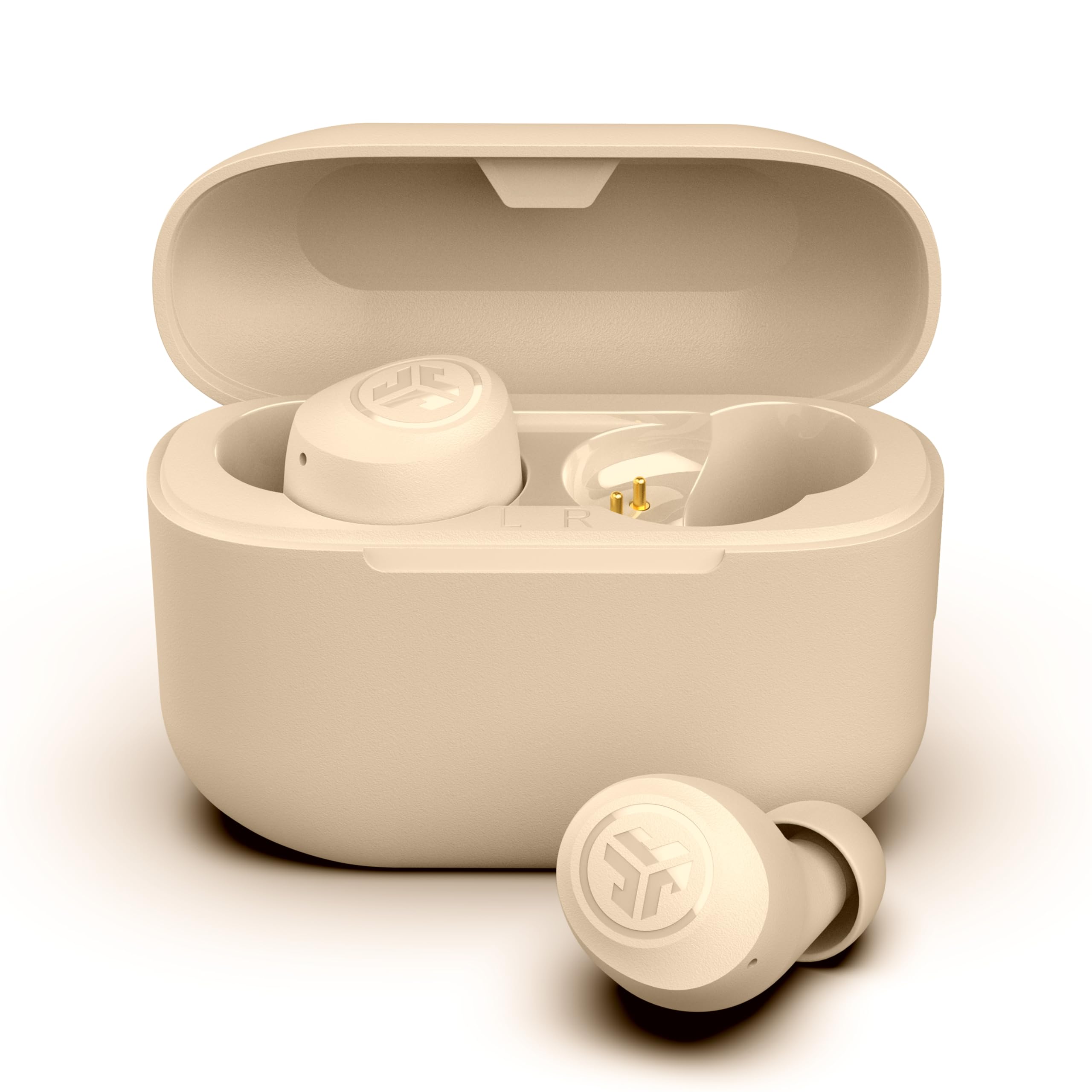 JLab Go Air Pop+ True Wireless Earbuds, in Ear Headphones, Bluetooth Earphones, 35H Playtime Ear Buds, Bluetooth Earbuds with Microphone, USB-C Charging Case, Dual Connect, EQ3 Sound, Black