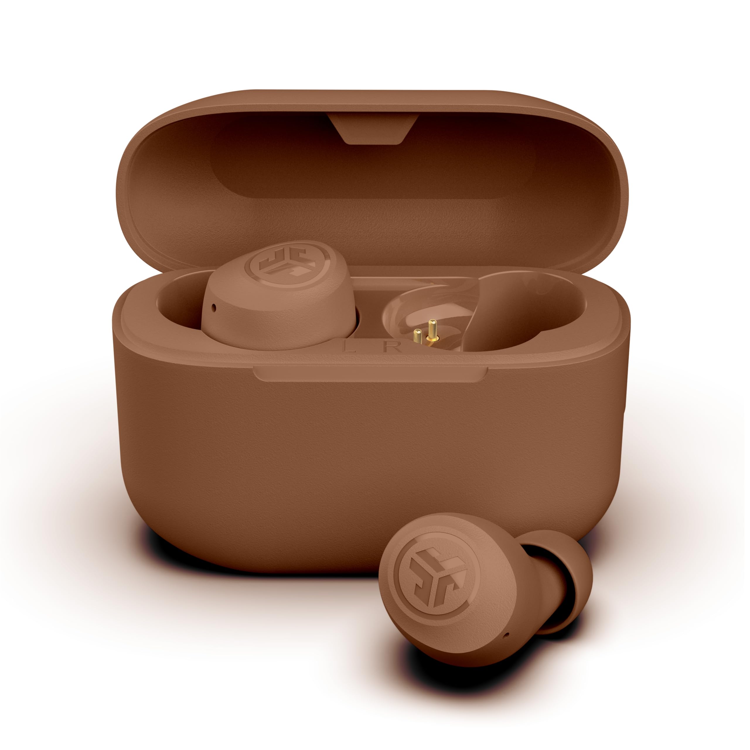 JLab Go Air Pop+ True Wireless Earbuds, in Ear Headphones, Bluetooth Earphones, 35H Playtime Ear Buds, Bluetooth Earbuds with Microphone, USB-C Charging Case, Dual Connect, EQ3 Sound, Black