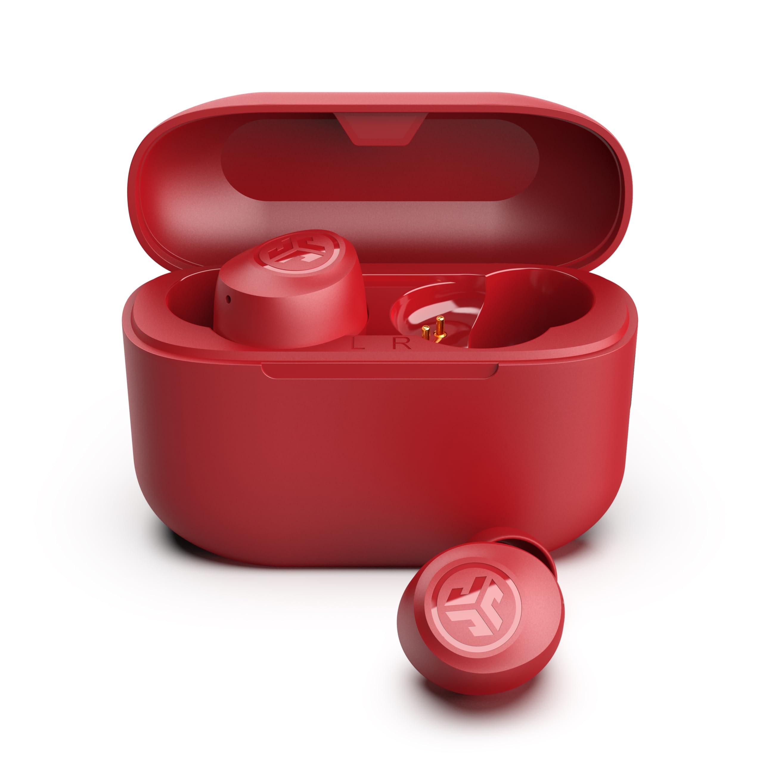 JLab Go Air Pop+ True Wireless Earbuds, in Ear Headphones, Bluetooth Earphones, 35H Playtime Ear Buds, Bluetooth Earbuds with Microphone, USB-C Charging Case, Dual Connect, EQ3 Sound, Black