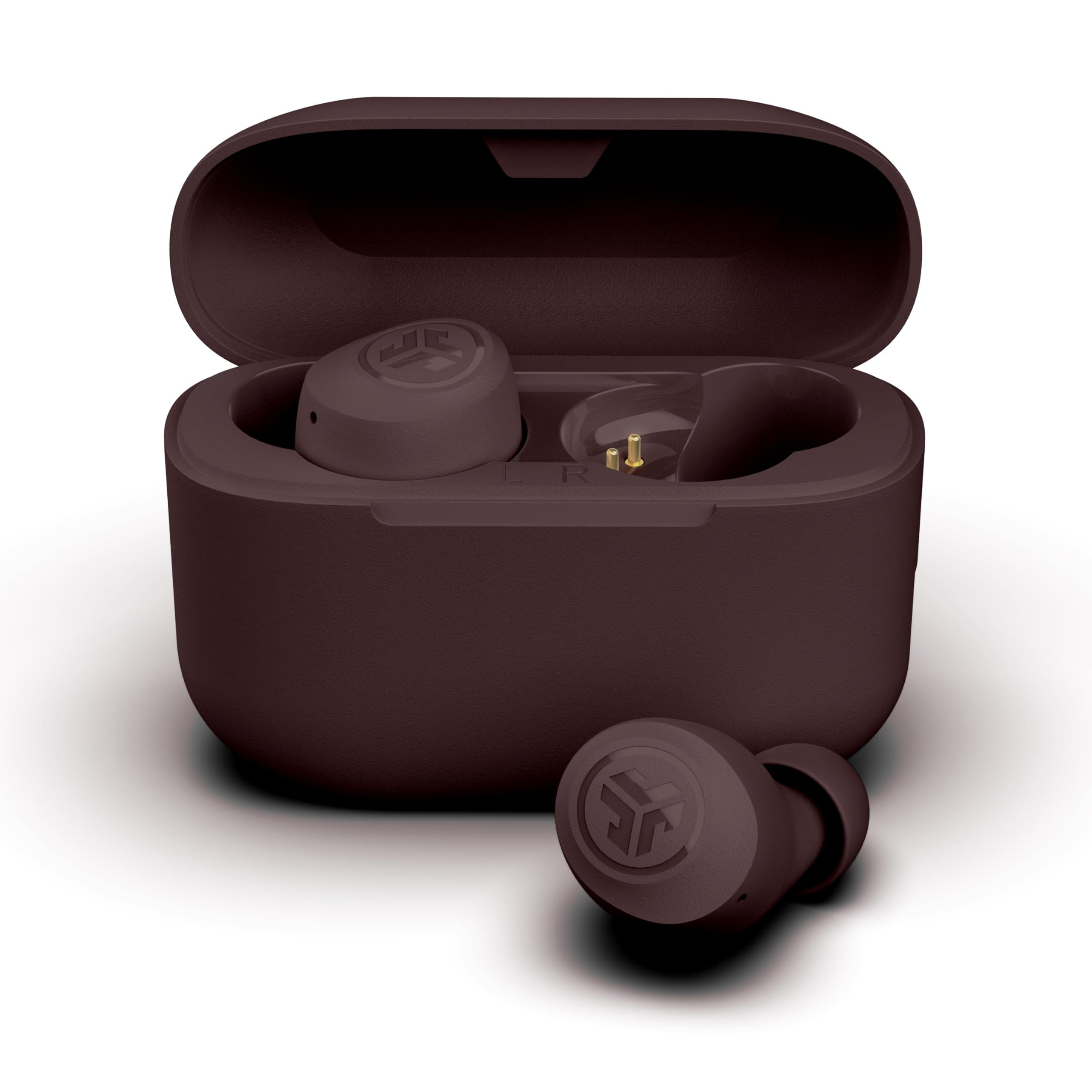 JLab Go Air Pop+ True Wireless Earbuds, in Ear Headphones, Bluetooth Earphones, 35H Playtime Ear Buds, Bluetooth Earbuds with Microphone, USB-C Charging Case, Dual Connect, EQ3 Sound, Black