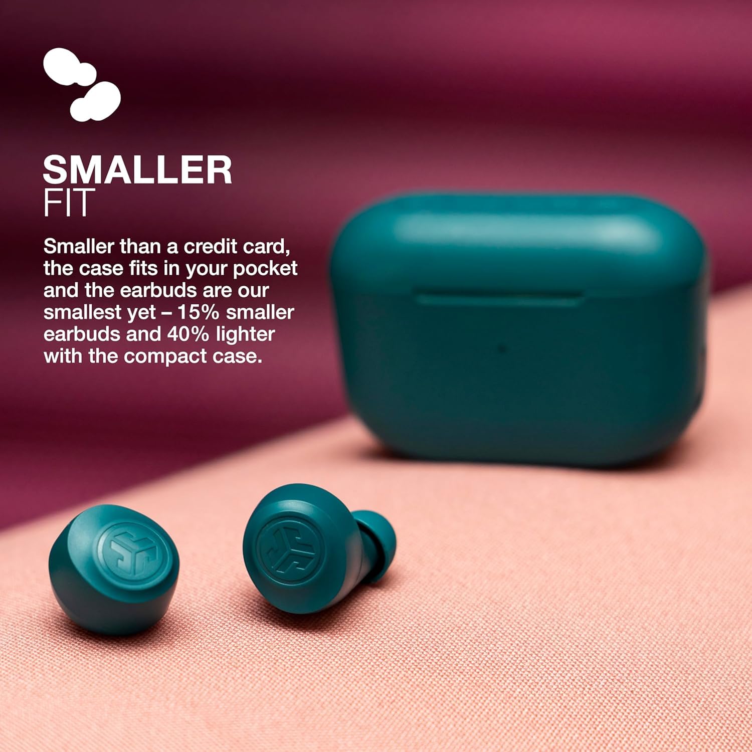 JLab Go Air Pop+ True Wireless Earbuds, in Ear Headphones, Bluetooth Earphones, 35H Playtime Ear Buds, Bluetooth Earbuds with Microphone, USB-C Charging Case, Dual Connect, EQ3 Sound, Black